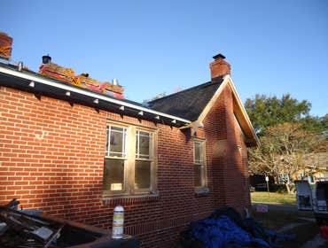 Historic Riverside Roofing and fascia work.