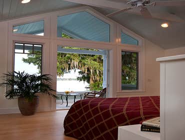 Photos by Robert A. Harris Architect #1 This custom home on Lake Maitland was designed as a "barefoot" house, one that could allow a casual lifestyle.
