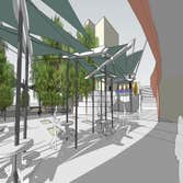 UNM Health Sciences Center - Stage Canopy