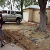 start of new landscaping