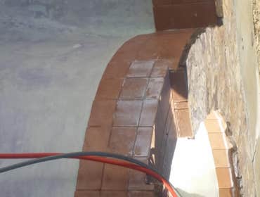 Calcium on spa dam before