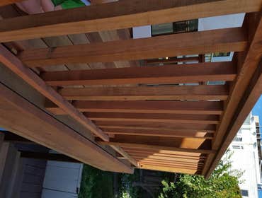 Potrero Deck Installed Reclaimed Mendocino Redwood