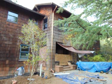 copper downspout