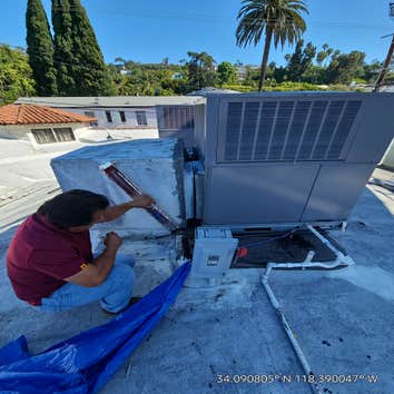Photos by Roof Replacement Inc #1 Accessing a roof leak