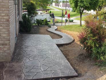 Gray Concrete Construction Project