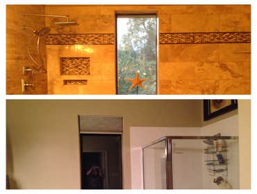 Before-and-after shower