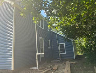Photos by King Remodeling Corp #1 **Framing**
- The first image shows extensive demolition, suggesting removal of old structural elements, possibly to 