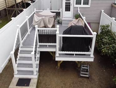 Photos by Pbl Construction LLC #3 trex select railing, and dusk deckorators decking
