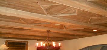 Wormy Chestnut Ceiling
