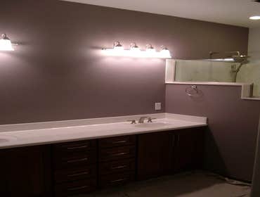 Bathroom, windows and door remodel