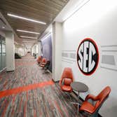 USC LOCKER ROOM AND OFFICE - COLUMBIA SC University of South Carolina’s basketball and volleyball training facility. It was an extensive remodel of the