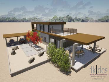 Photos by David Ke | Design Collaborative Studio, Inc #8 A Mid Century modern styled vacation home situated on a challenging terrain with Earthquake fa