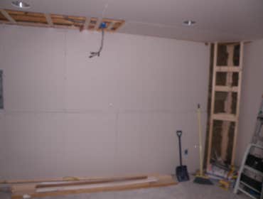 Photos from Vh improvement inc transforms a room in the basement into a media room