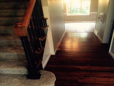 Hardwood floor project in Milwaukee WI Hardwood floor project in Milwaukee WI