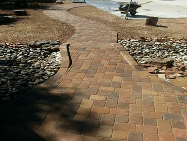 Paver walkway