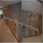 Nation Tech Electrcian Project 1 # Art Gallery
# Atlanta Rug Pacific Gallery
# Industrial Fan over 18 ft diameter .
# Apartment complex -Offic