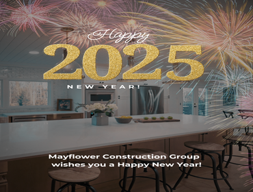 Photos by Mayflower Kitchen and Bath #212 Mayflower Construction wishes you a Happy New Year 2025 filled with joy, success, and exciting opportunities!