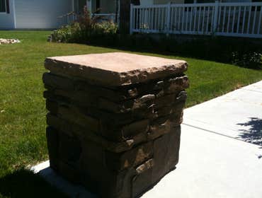 Move able rock pillar