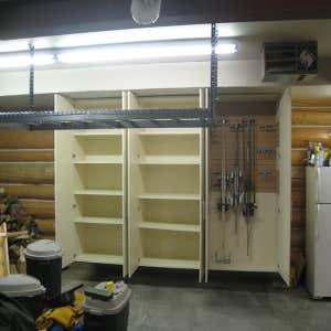 Examples Various examples of projects we've done, including: storage cabinets, garage shelving, garage cabinets, garage storage systems, garage...