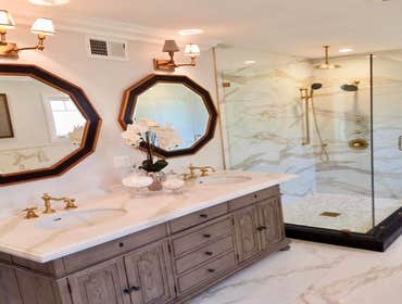 Photos by American Home Improvement Inc #15 Custom bathroom and shower remodeling
