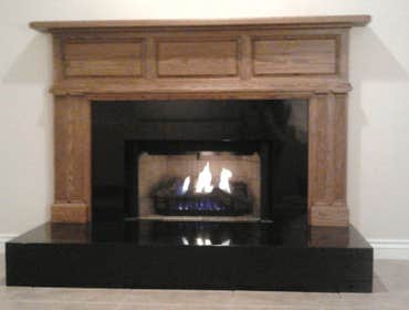 Project photos from Solid Surface Creations - DCI Complete Fireplace Remodel. New Insert, Surround, Hearth, & Refinish Mantel.