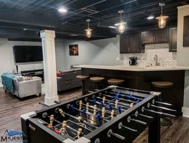 Clinton Twp. Finished Basement