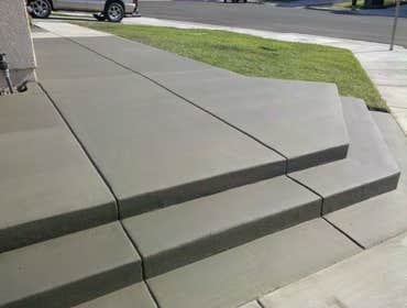 Steps for side entrance
