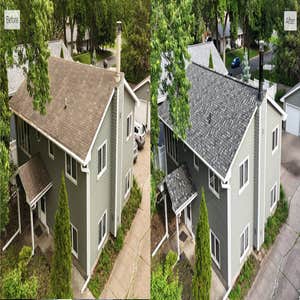 Photos by Superior Point Exteriors Inc #1 Complete roof replacement using TAMKO Titan XT shingles in Thunderstorm Grey. Scope included full...