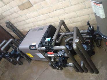 Advanced Pool Plumbing Photos Hayward Equipment Set