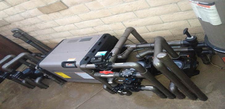 Advanced Pool Plumbing Photos Hayward Equipment Set