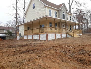 Wrap around front porch