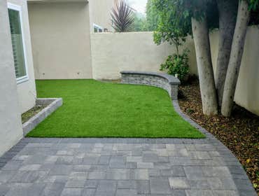 Backyard Pavers and Artificial Grass - Costa Mesa