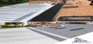 Before and After Skylight Installation Plus Roof Replacement