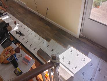 Floating Floors Just showing the process of installing laminate flooring.