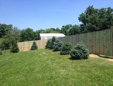 6' Wood Dogeared Privacy