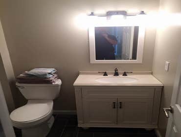 main bathroom after remodel