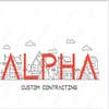 Alpha Custom Contracting logo