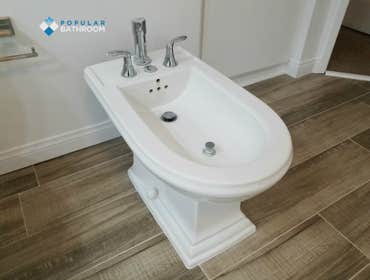 Open Concept Modern Bathroom