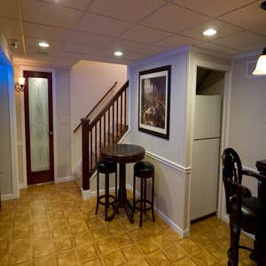 Basement Wine Room in Kansas
