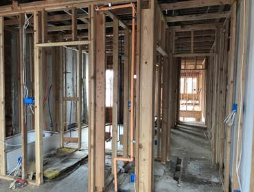 Whole House Remodel - Framing In Progress in Philadelphia, PA