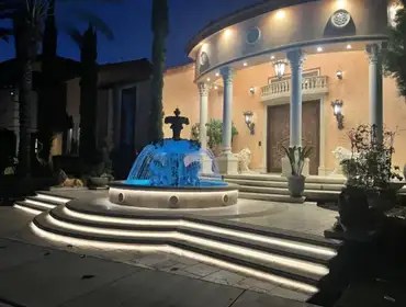 Water Features Range from custom built craned in fountains to small water features and waters walls