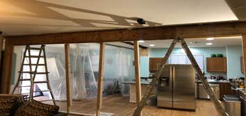 Photos by RSJ Construction LLC #2 Remove load bearing walls add supporting beams
