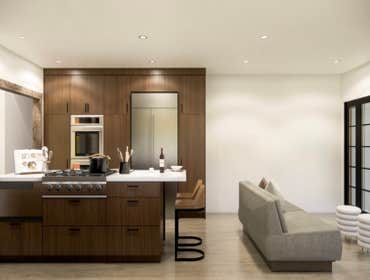 KITCHEN TO LIVING- EXTEND AND REMODEL Photos by Top Tech Builders Inc.