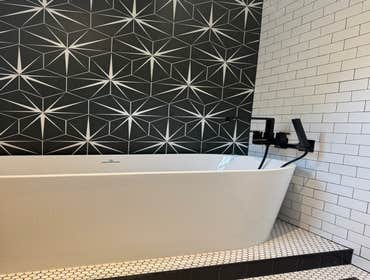 Photos by Willow Run Remodeling/ luxury bathroom What used to be just a small closet and bathroom is now a stunning spa-inspired bathroom complete wit