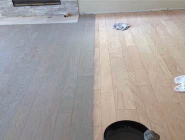 Grey Stain On Oak Flooring