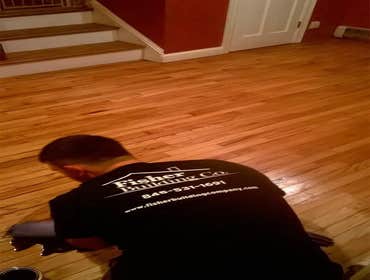 Refinished floor: stain app