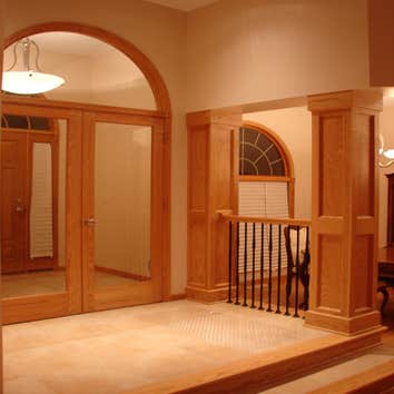 Johns Grand Entry This is one of our favorite's. Just one of our best customers entry's that we had the privilege of building, "thanks John & Kathy".