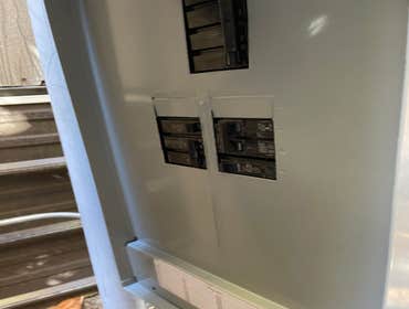 Photos by Qualityelectrical #1 Upgrade The outside meter and inside circuit panel replaced with up-to-date Square D 200 amp panel also had to replace 7