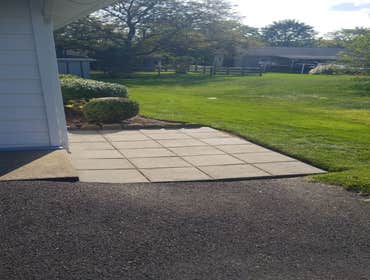 Paver patio
