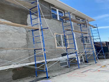 Photos by Quick Contracting LLC #1 At this work site Quick Contracting performed brick pointing and lintel change .